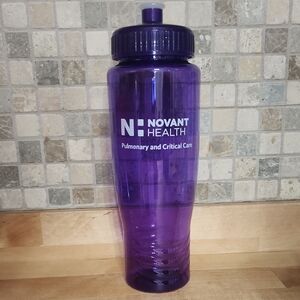Purple Novant Health Water Bottle